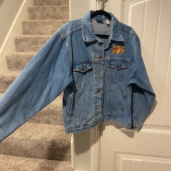 Vintage Winnie The Pooh Denim jacket size large - Picture 6 of 11